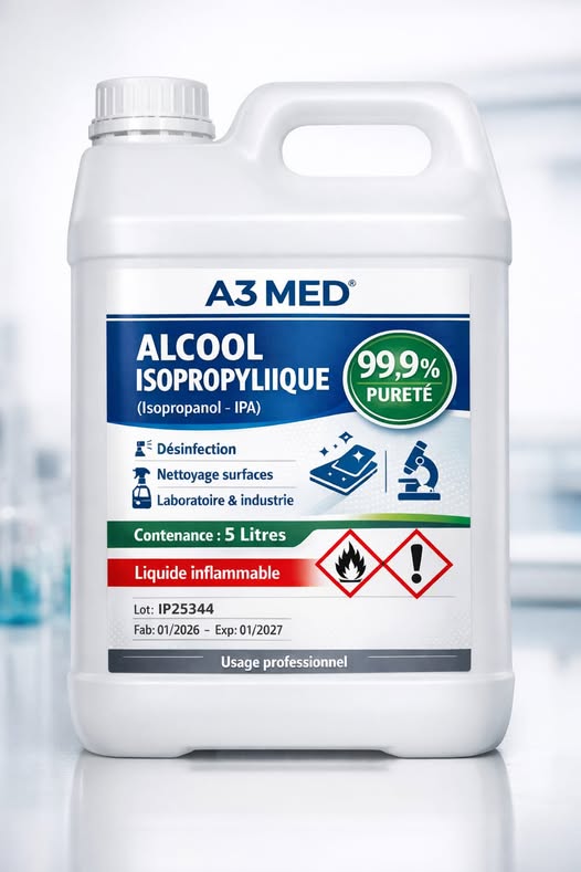 Alcool Isopropylique 99,9% - Bidon 5L