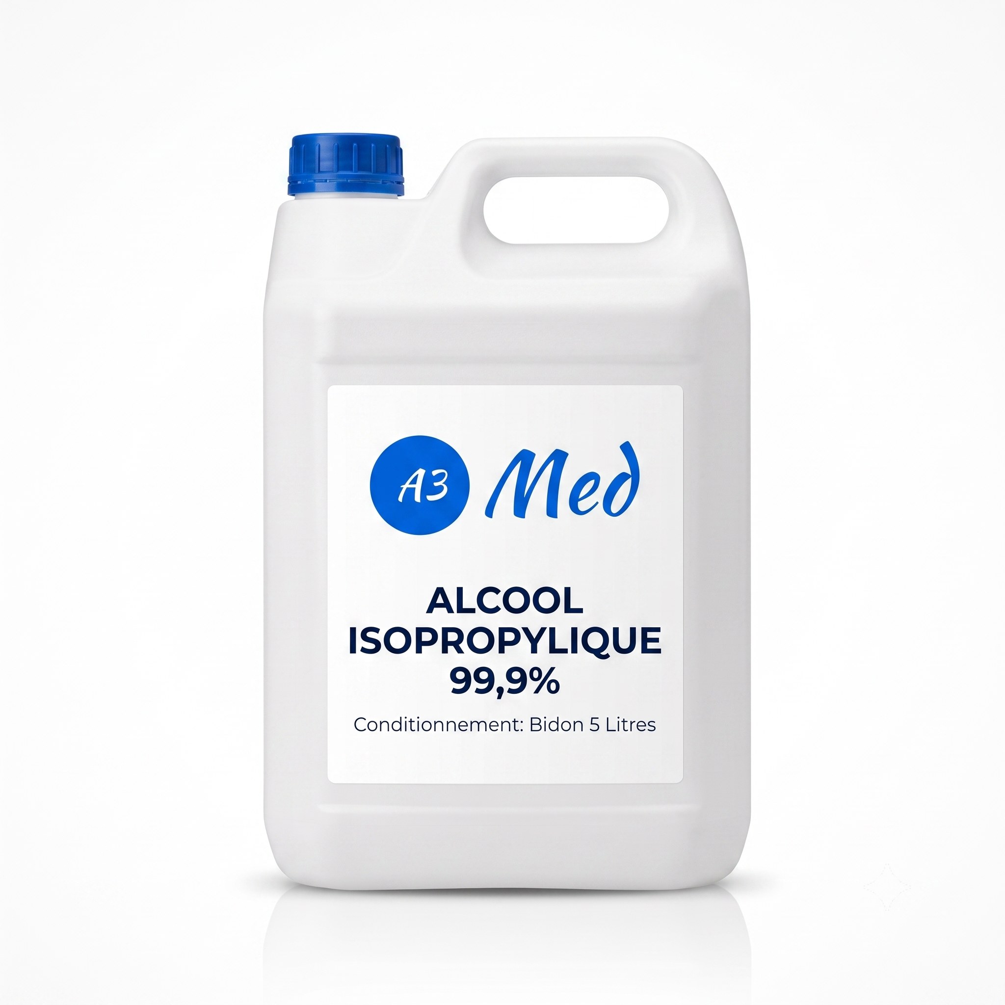 Alcool Isopropylique 99,9% A3 Med - Bidon 5L