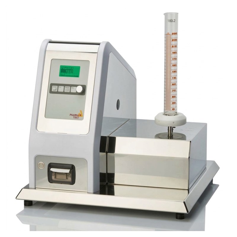 Appareil de densité tassée Pharma Test PT-TD300 avec écran LCD et cylindres de test
