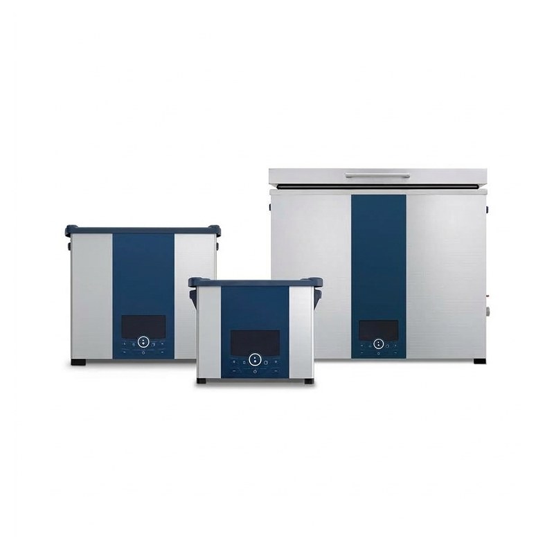 Gamme de bains à ultrasons Elmasonic Select en trois tailles, écran de commande bleu