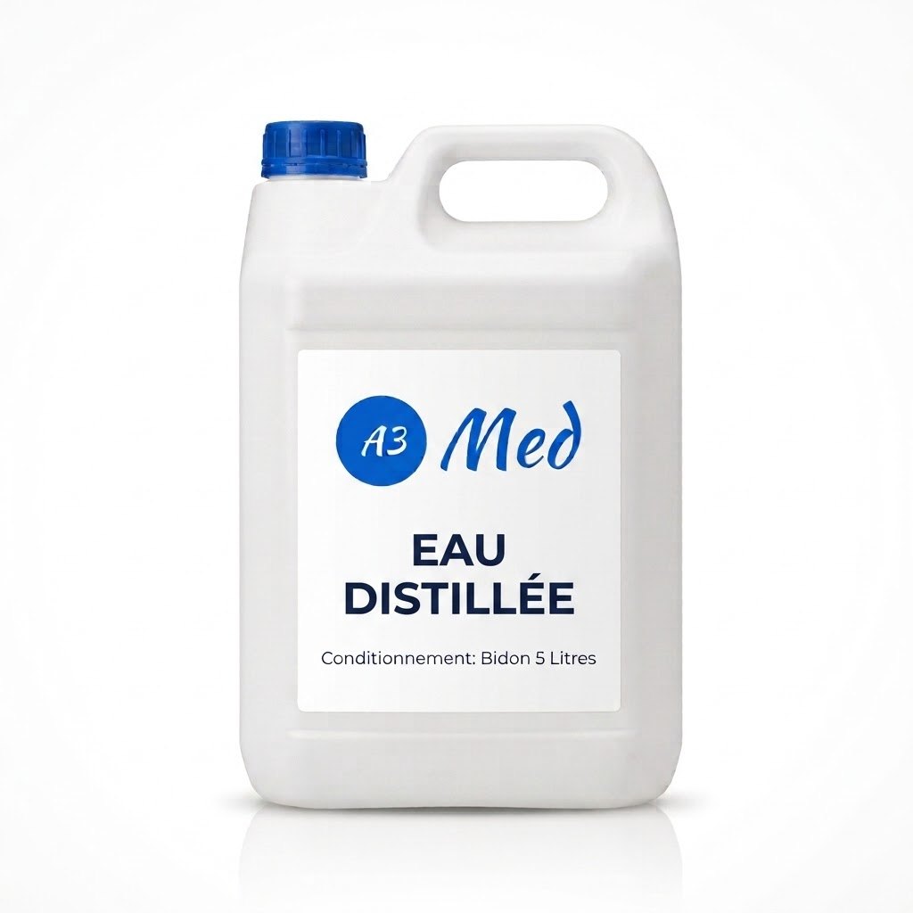 Eau distillée A3 Med — bidon 5 litres