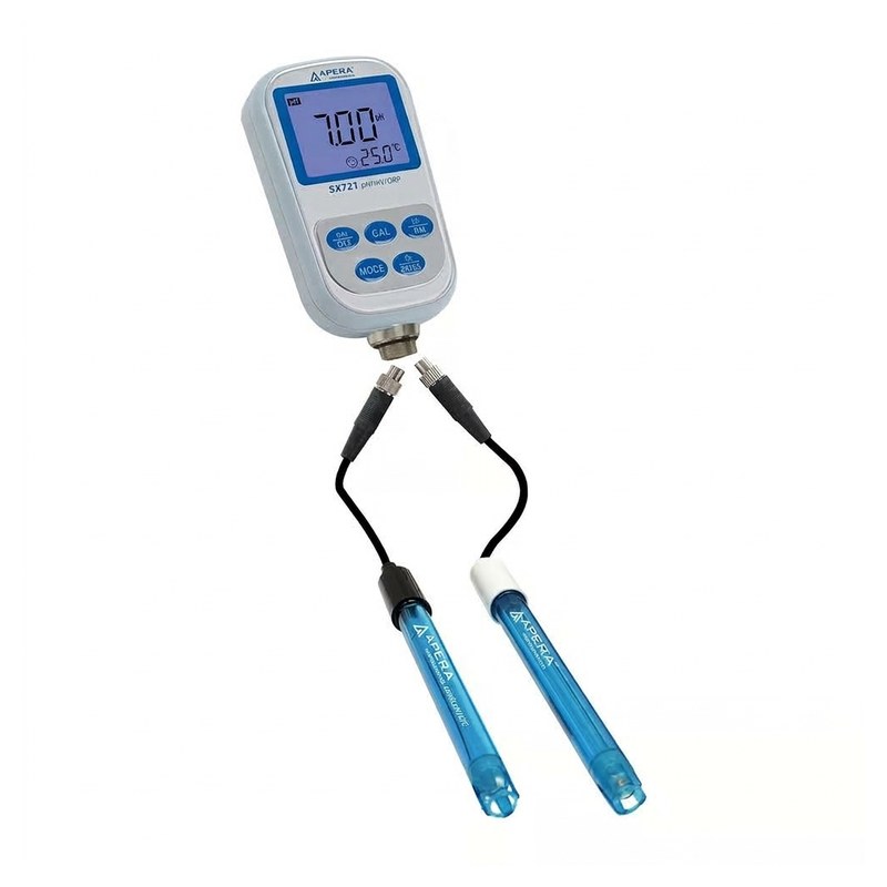 Kit de mesure pH/ORP portable Apera SX721 avec électrode et mallette de transport