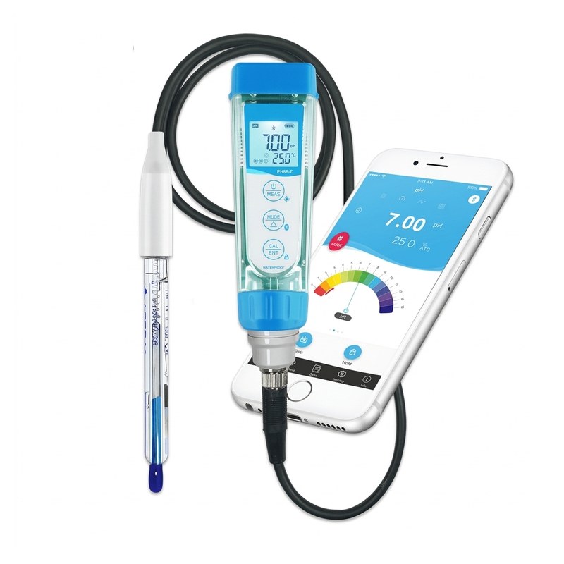 Testeur de pH stylo Apera PH60Z-VS avec électrode transparente LabSen 855