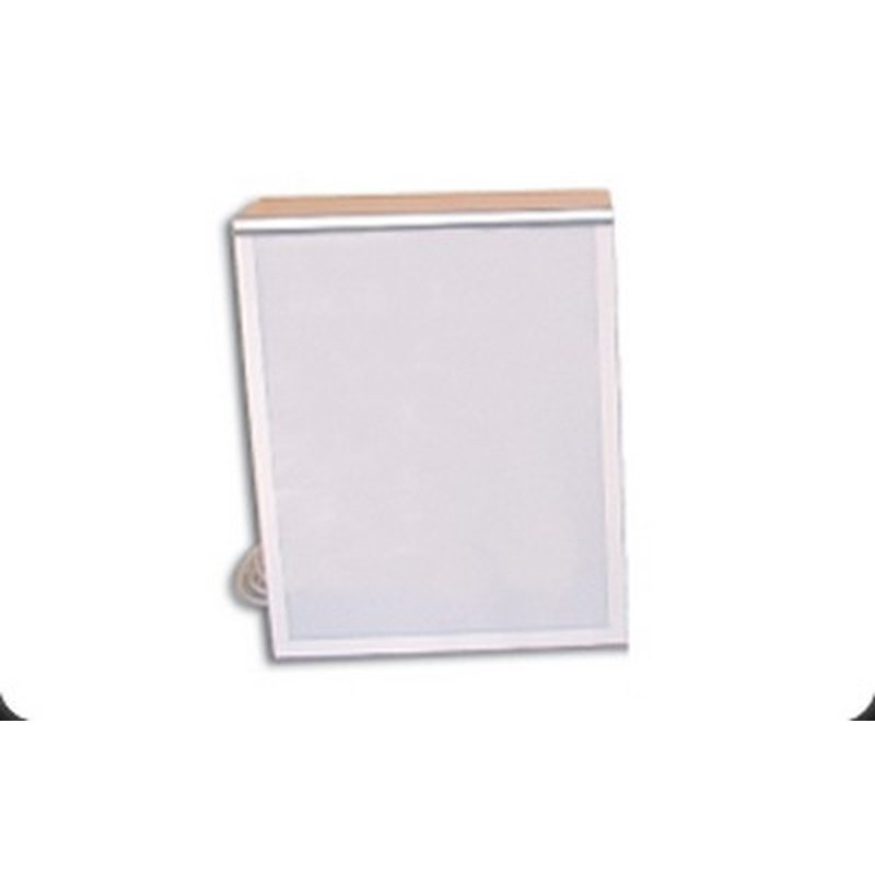 Négatoscope mono plage 50 x 41 cm, coffret métallique blanc avec écran lumière du jour