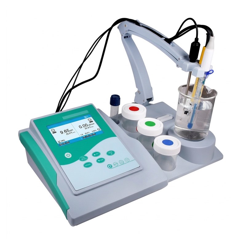 Kit pH-mètre et conductimètre de paillasse Apera PC950 avec TestBench et flacons de tampons