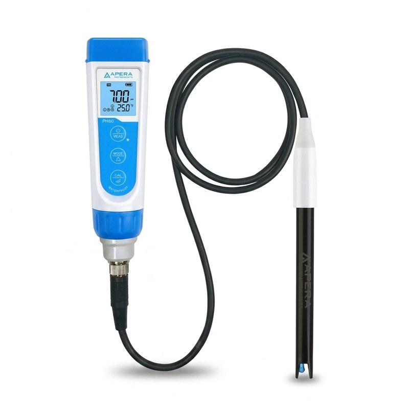 pH-mètre stylo Apera PH60-WW bleu et blanc avec électrode LabSen 335 pour liquides sales