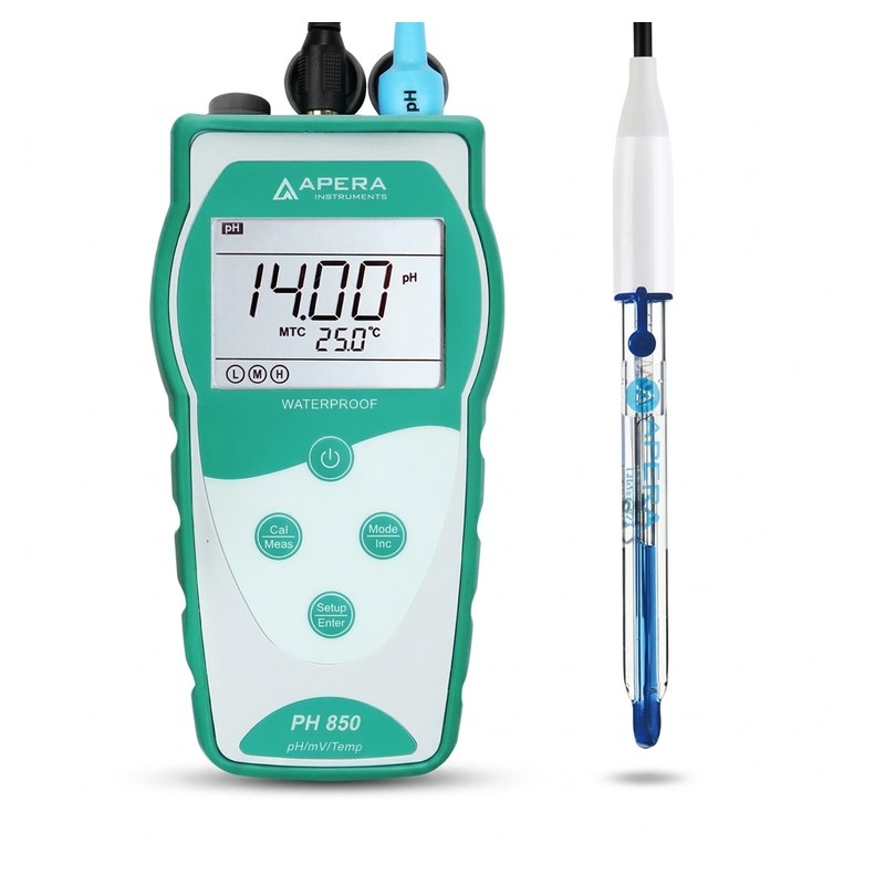 pH-mètre portable Apera PH850-DP avec électrode LabSen 823 pour liquides protéinés