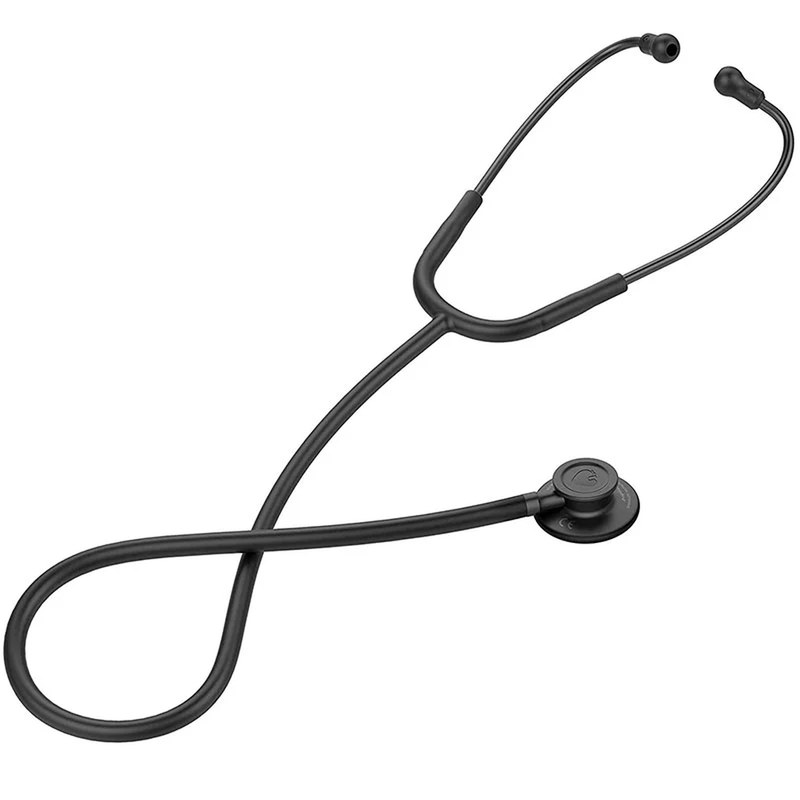 Stéthoscope Spengler Magister II noir à double pavillon acier inoxydable et membrane flottante