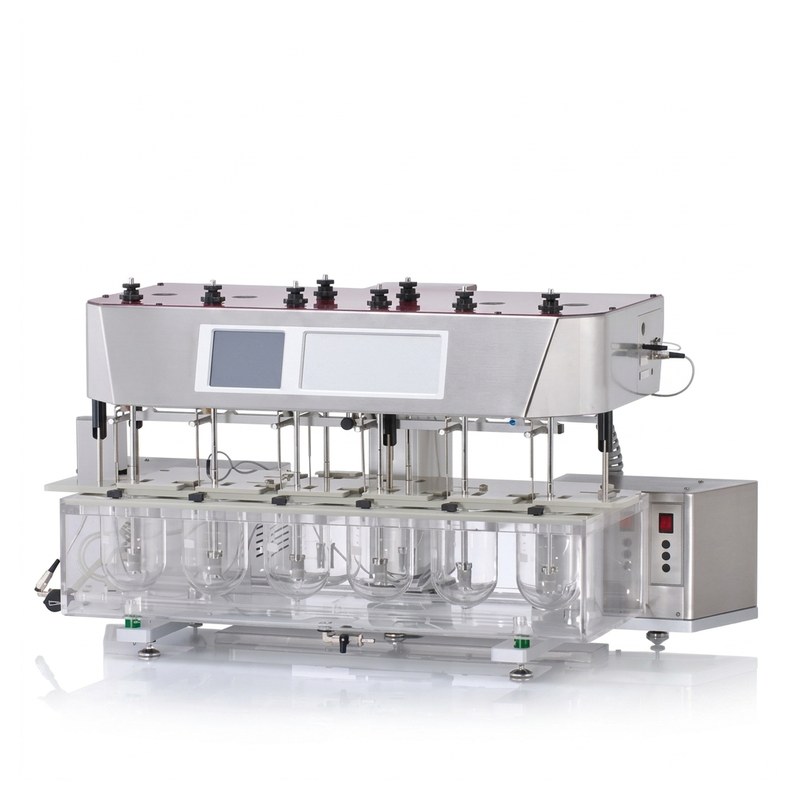 Testeur de dissolution Pharma Test PTWS-620 avec 6 postes agitateurs et écran tactile couleur