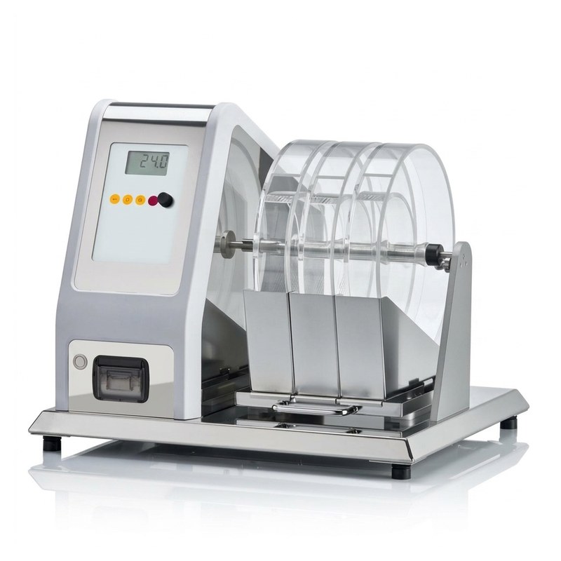 Testeur de friabilité Pharma Test PTF-300 avec trois tambours transparents rotatifs