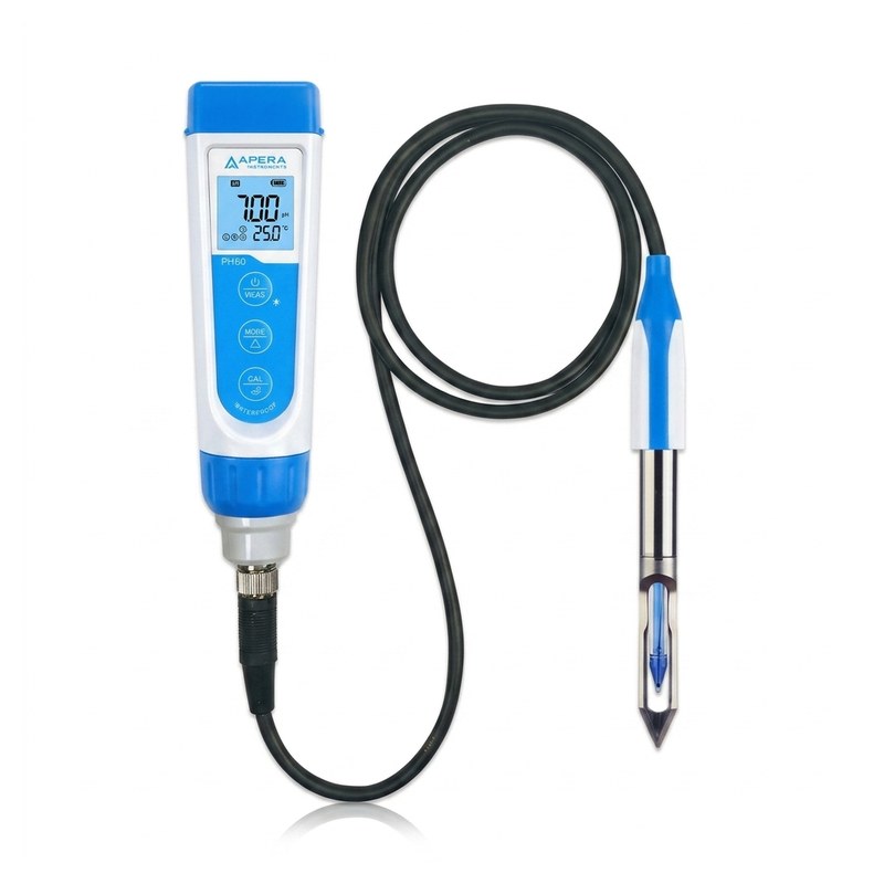 Testeur de pH portable Apera PH60-MT avec électrode à lame LabSen 765 et mallette