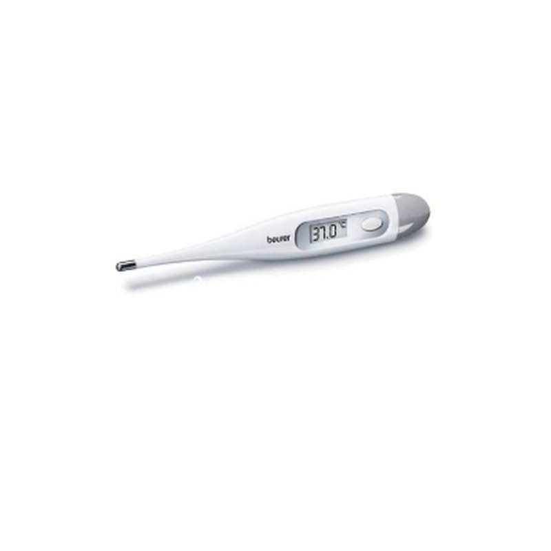 Thermomètre médical digital Beurer FT 09 blanc, étanche, avec écran LCD