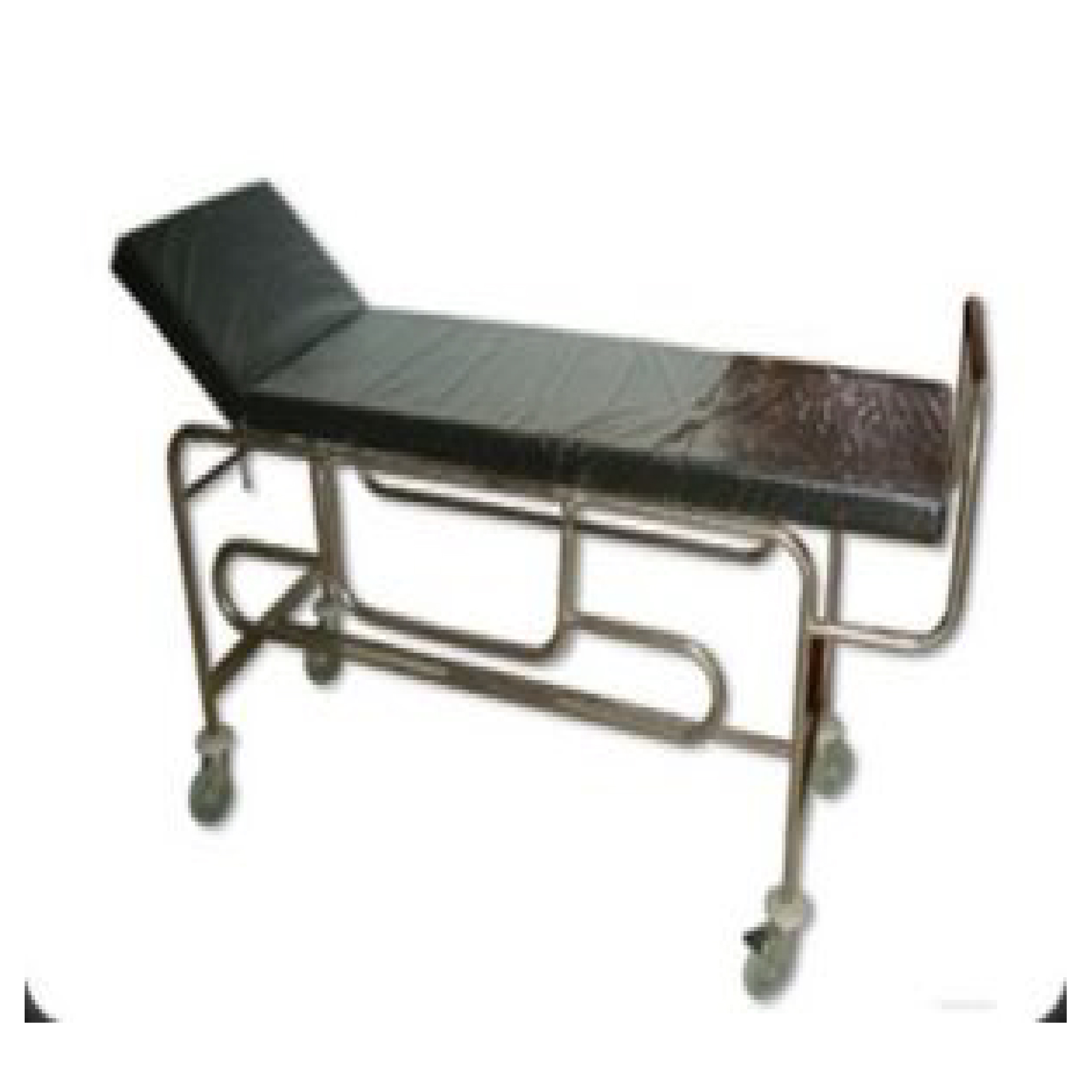 Chariot Brancard Capitonné Inox A3 Med