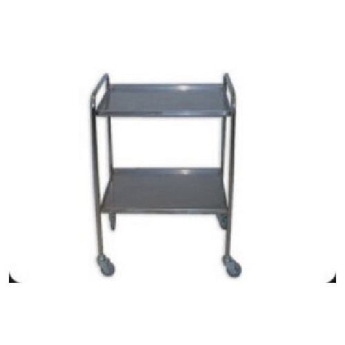 Chariot de soin inox 60×40 à 2 étages