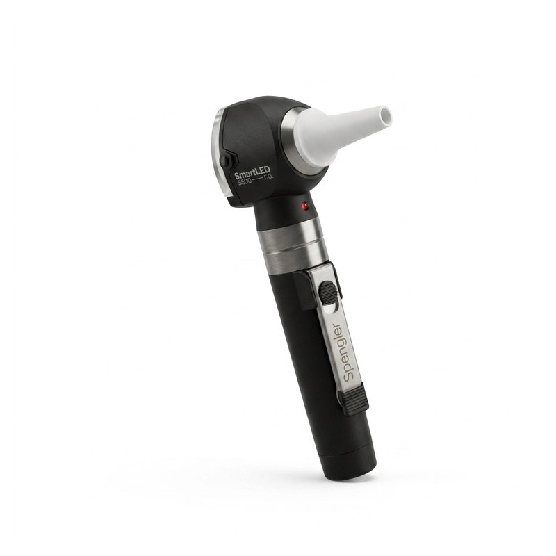 Otoscope Spengler SmartLED 5500 à fibres optiques et éclairage LED