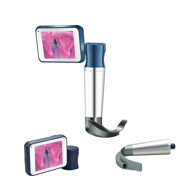 Vidéo-laryngoscope COMEN CVL avec écran 3" et 3 lames adulte/pédiatrique