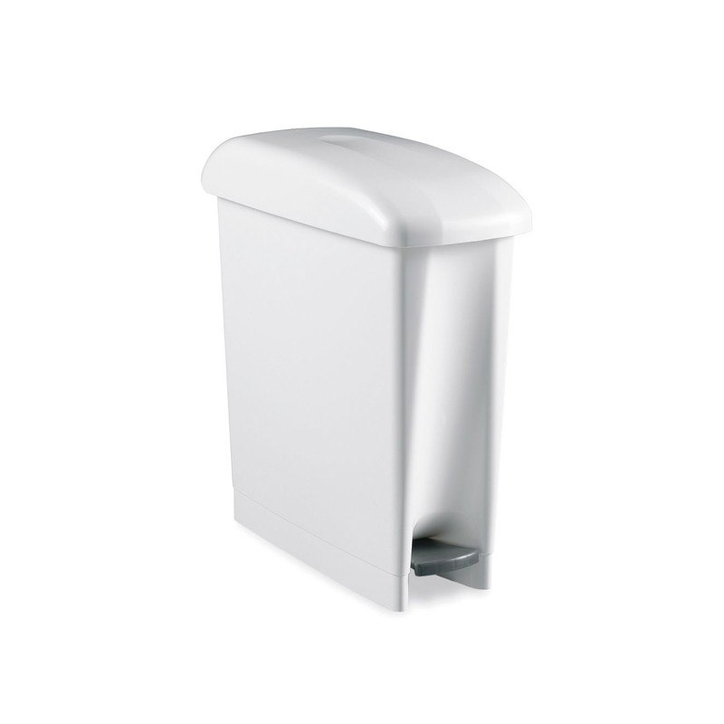 Poubelle en plastique Filmop SALLY avec couvercle et pédale interne, 17 L et 23 L