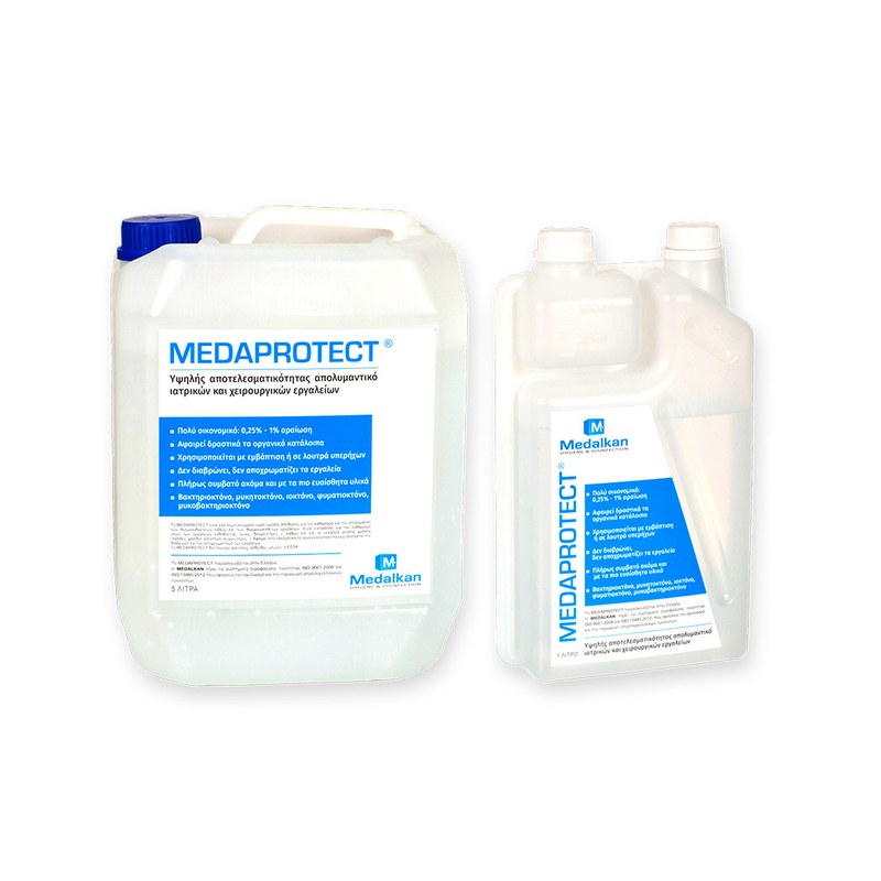 Désinfectant Instruments Dentaires MEDAPROTECT, désinfection médicale Medalkan