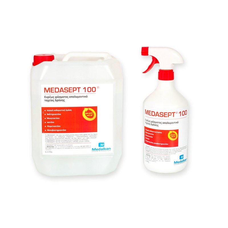 Désinfectant de Surfaces Dentaire MEDASEPT 100, désinfection médicale Medalkan