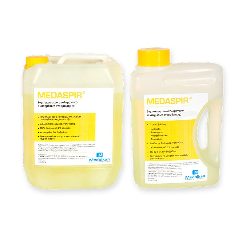 Désinfectant Aspiration Dentaire MEDASPIR, désinfection médicale Medalkan