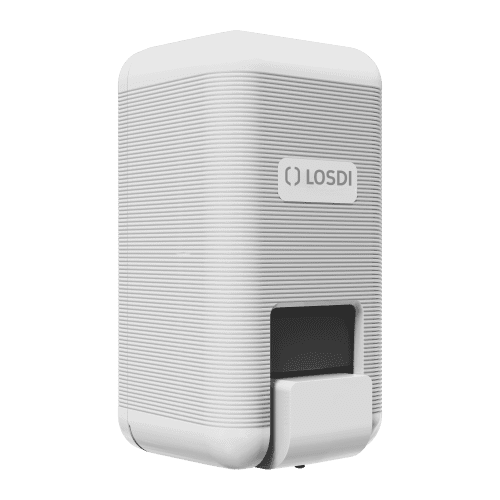Paredes 381425 - Distributeur de savon Eco-Luxe 1L Losdi ABS blanc