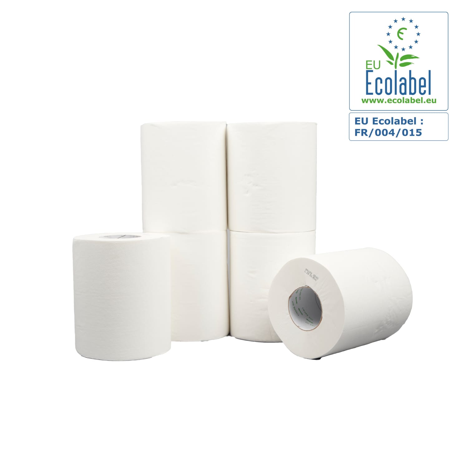 Paredes 410339 - Bobine d'essuyage à dévidage central blanc 450 feuilles