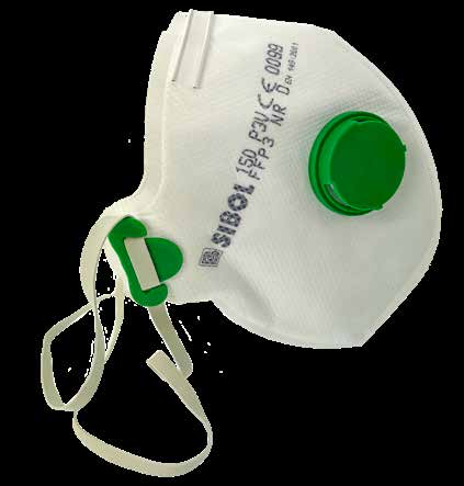 Spasciani Masque FFP3 150 P3DV avec valve