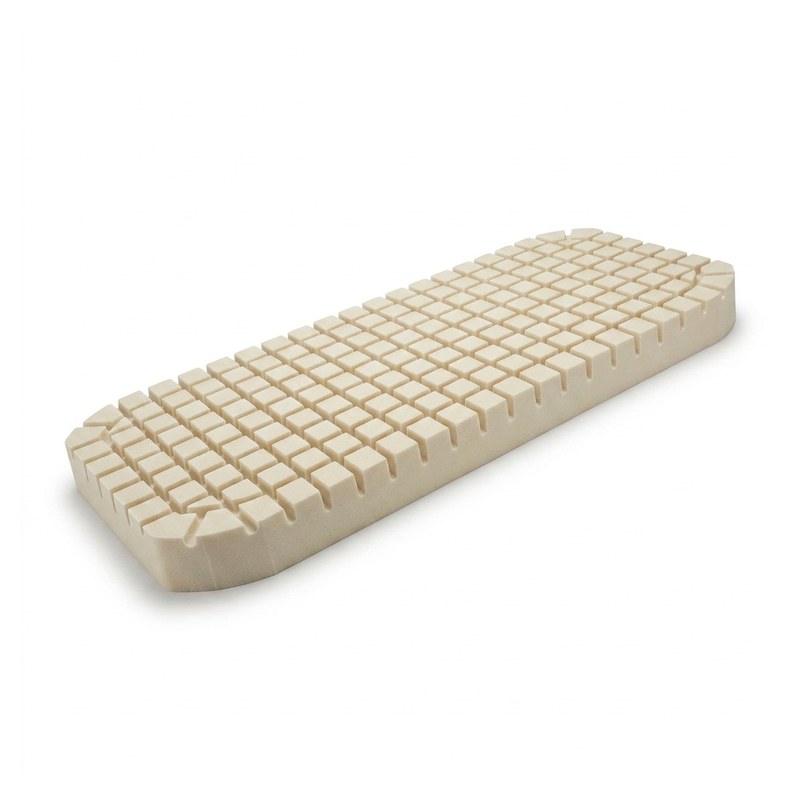 Matelas gaufrier anti-escarres en mousse à surface alvéolée pour répartition de la pression