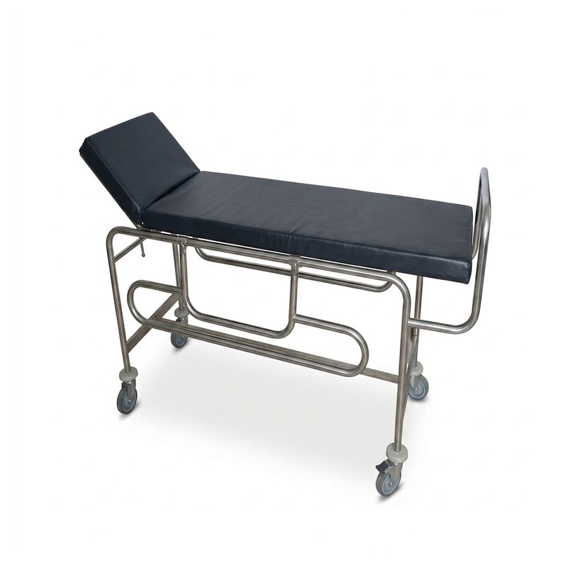 Chariot Brancard Capitonné Inox A3 Med