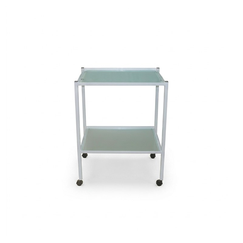 Chariot de soin en époxy avec verre