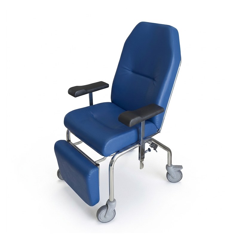 Fauteuil de repos chromé mobile